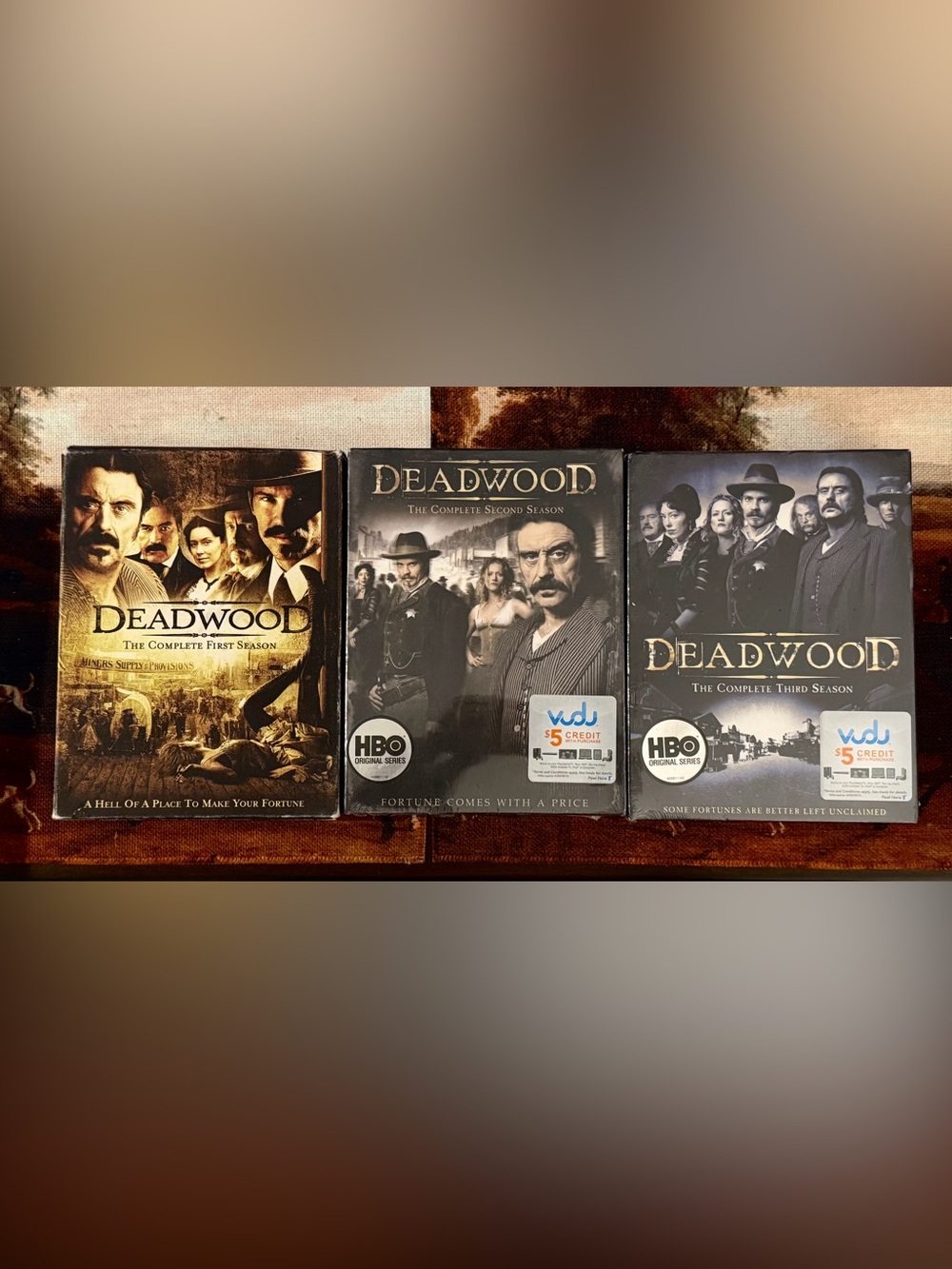 Deadwood DVD box set - 2 seasons factory-sealed